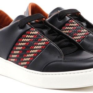 Ermenegildo Zegna COUTURE XXX Sneakers Pelletessuta™ Tiziano Leather Blue